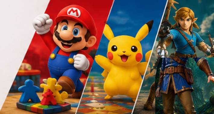 L'univers du jeu et du loisir — jeux vidéo, jeux de société et jouets